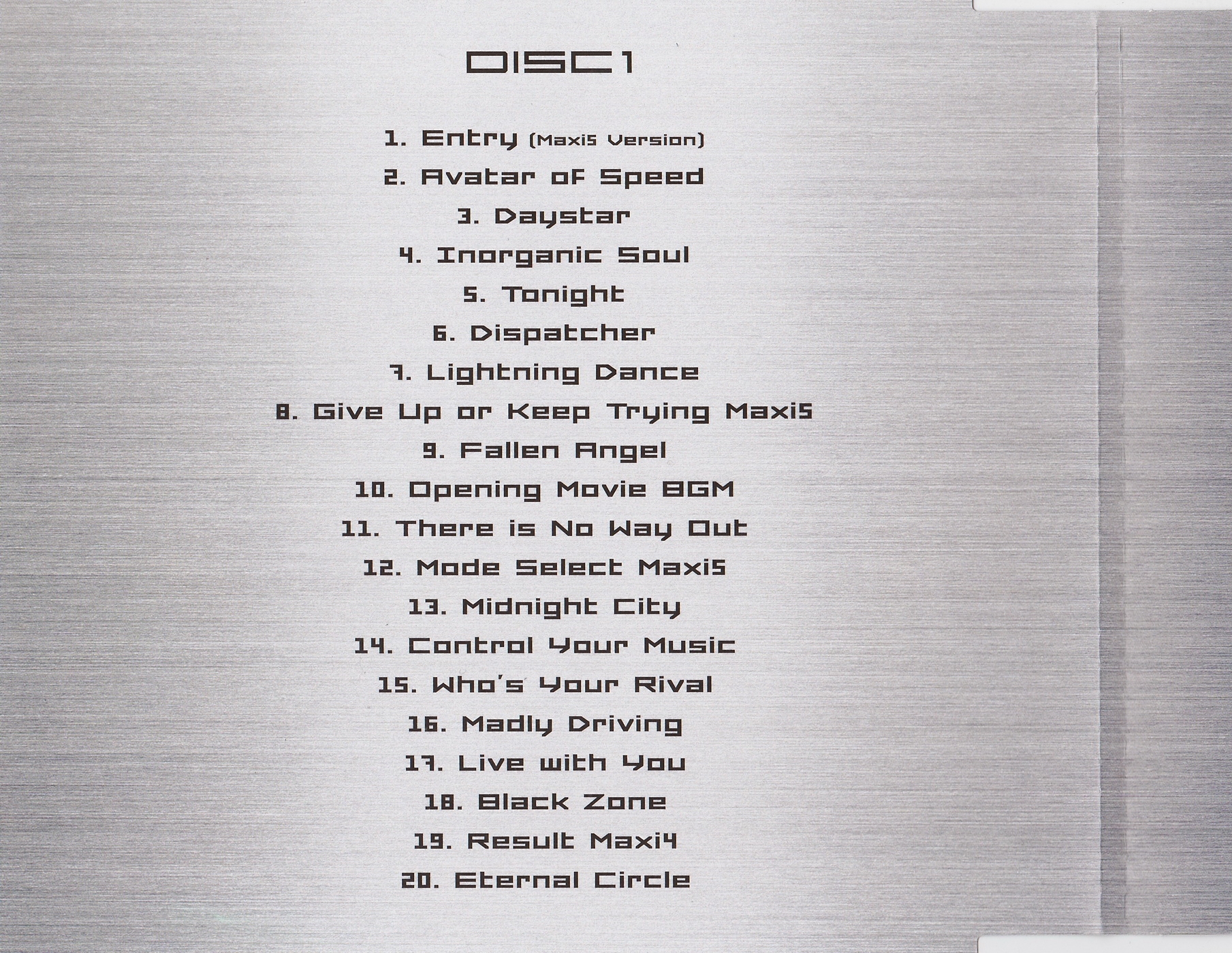Wangan Midnight MAXIMUM TUNE ORIGINAL SOUNDTRACK 10th